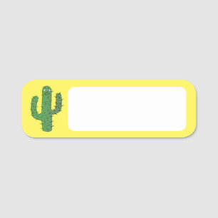 Porte-nom Jour des morts heureux Cactus