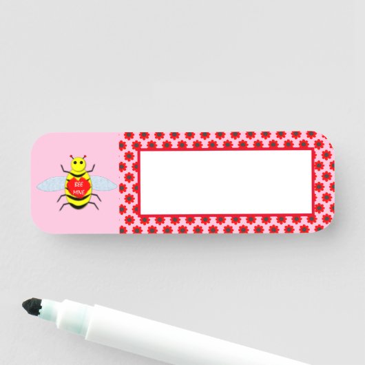 Porte-nom Jour des Véntines (En situation)