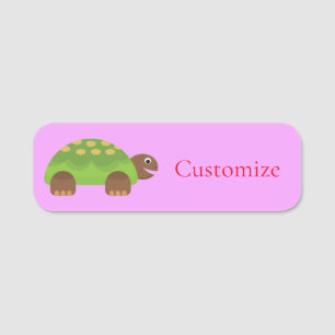 Porte-nom Joyeuse tortue souriante Thunder_Cove