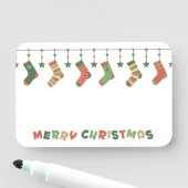 Porte-nom Joyeux jardin de Noël (En situation)