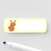 Porte-nom Joyeux Lapin de Pâques (En situation)