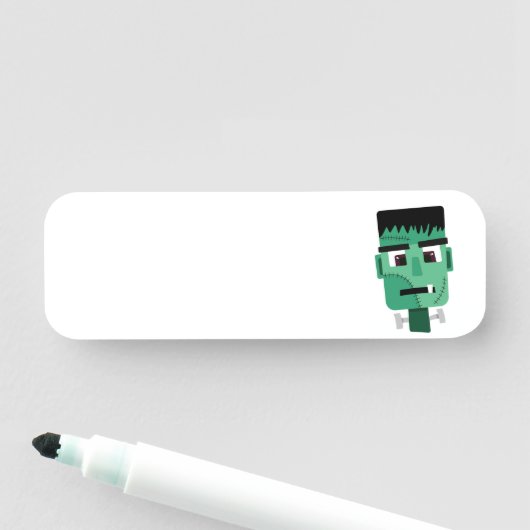 Porte-nom La tête du monstre Frankenstein (En situation)