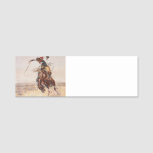 Porte-nom La vie de cowboy de PIÈCE EN T