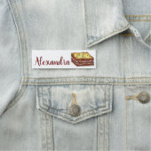 Porte-nom Lasagna Lasagna Italienne Cuisine américaine (En situation)