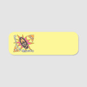 Porte-nom Le génie est dans les mathématiques (Devant)