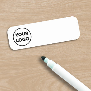 Porte-nom Le logo de Custom Business Company réutilisable