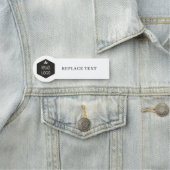 Porte-nom Les approvisionnements promotionnels d'affaires (En situation)