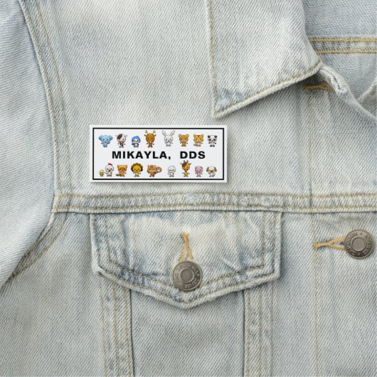 Porte-nom Les mignons animaux (En situation)