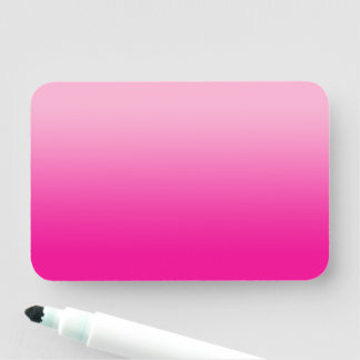 Porte-nom Light and Hot Pink Ombre Blank