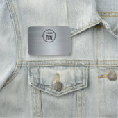 Porte-nom Logo de commerce (En situation)