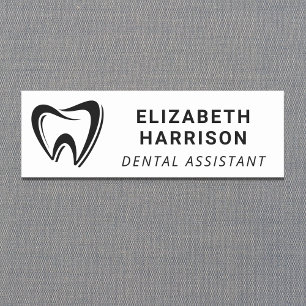 Porte-nom Logo de dentiste Cabinet dentaire