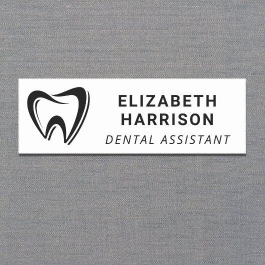 Porte-nom Logo de dentiste Cabinet dentaire