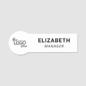 Porte-nom Logo de l'entreprise (Devant)