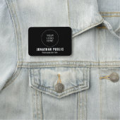 Porte-nom Logo de l'entreprise - Arrière-plan traditionnel o (En situation)