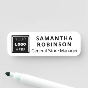 Porte-nom Logo de l'entreprise Employé Magnet Security Big