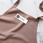 Porte-nom Logo de l'entreprise Nom simple de l'employé