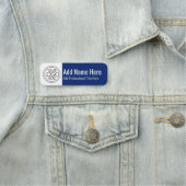 Porte-nom Logo de l'entreprise - Nom, Titre professionnel, B (En situation)