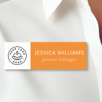 Logo de l'entreprise personnalisée Employé orange