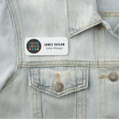 Porte-nom Logo de l'entreprise personnalisée Épingle de sécu (En situation)