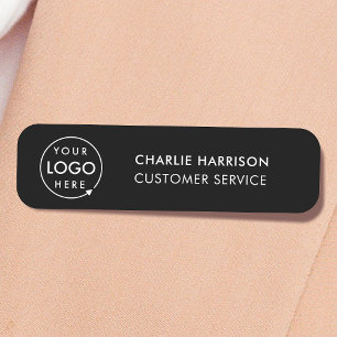 Porte-nom Logo de l'entreprise Personnel employé personnal