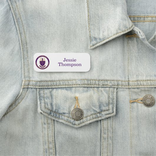 Porte-nom Logo de Phi Alpha Delta (En situation)