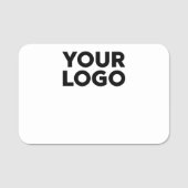 Porte-nom Logo de votre entreprise Réutilisable Effacement s (Devant)