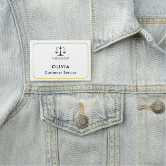 Porte-nom Logo d'employé personnalisé, 