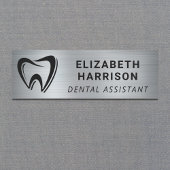 Porte-nom Logo dentaire Dentist Office Argent