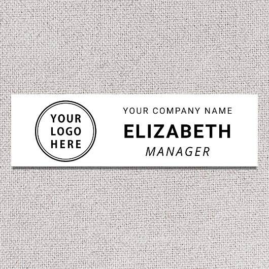 Porte-nom Logo d'entreprise