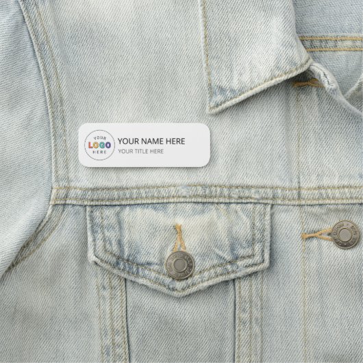 Porte-nom Logo d'entreprise commerciale (En situation)