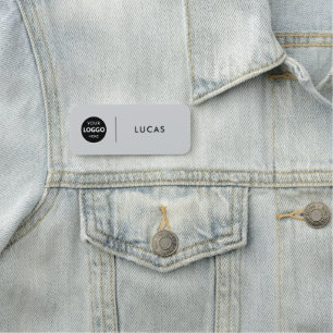Porte-nom Logo d'entreprise de base Employé Personnel Nom Na