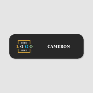 Porte-nom Logo d'entreprise de base personnalisé Nom du pers