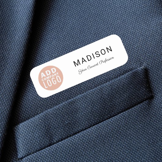 Porte-nom Logo d'entreprise Employé de l'entreprise