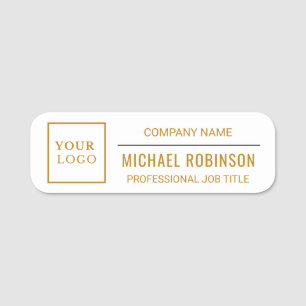 Porte-nom Logo d'entreprise Employé professionnel