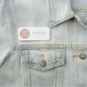 Porte-nom Logo d'entreprise Employés de l'entreprise (En situation)