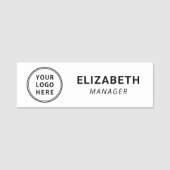 Porte-nom Logo d'entreprise moderne (Devant)