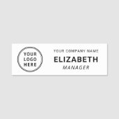 Porte-nom Logo d'entreprise moderne (Devant)