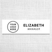 Porte-nom Logo d'entreprise moderne