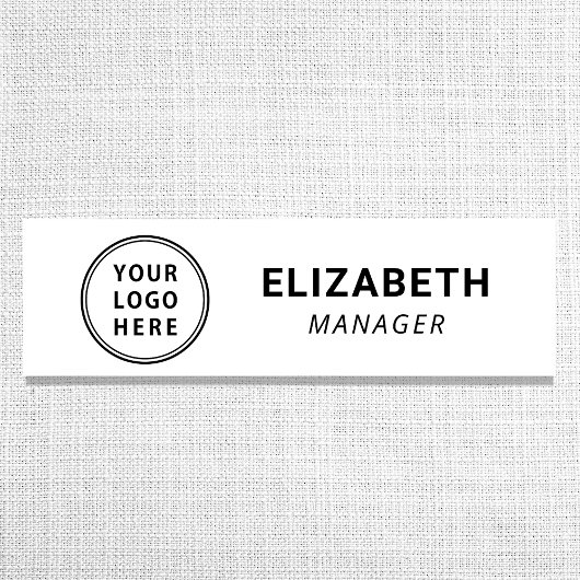 Porte-nom Logo d'entreprise moderne