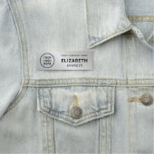 Porte-nom Logo d'entreprise moderne Silver (En situation)