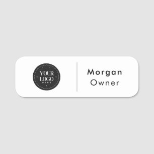 Porte-nom Logo d'entreprise personnalisé   Affaires personna