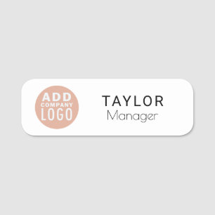 Porte-nom Logo d'entreprise personnalisé Gestionnaire de bur