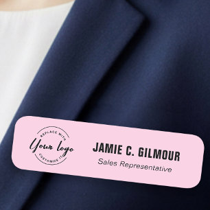 Porte-nom Logo d'entreprise personnalisé magnétique pour emp