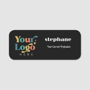 Porte-nom Logo d'entreprise personnalisé Nom de l'employé
