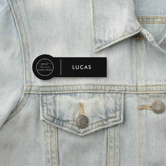 Porte-nom Logo d'entreprise personnalisé Nom du personnel de (En situation)