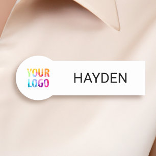 Porte-nom Logo d'entreprise personnalisé Nom du personnel de