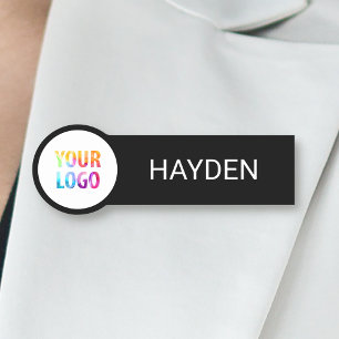 Porte-nom Logo d'entreprise personnalisé Nom du personnel de