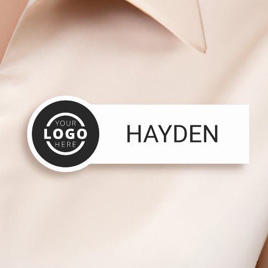 Porte-nom Logo d'entreprise personnalisé Nom du personnel de