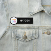 Porte-nom Logo d'entreprise personnalisé Nom du personnel de (En situation)