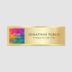 Porte-nom Logo d'entreprise personnalisé ou photo de l'équip
